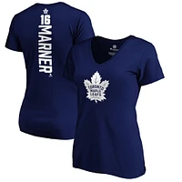 Women's Mitchell Marner Royal Toronto Maple Leafs Playmaker V-Neck T-Shirt