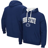 Men's Colosseum Navy Penn State Nittany Lions Big & Tall Arch Logo 2.0 Pullover Hoodie