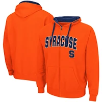 Men's Colosseum Orange Syracuse Big & Tall Full-Zip Hoodie