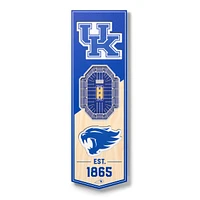 Kentucky Wildcats 6'' x 19'' 3D StadiumView Banner