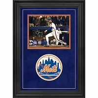Darryl Strawberry New York Mets Deluxe Framed Autographed 8" x 10" 1986 World Series Hitting Photograph