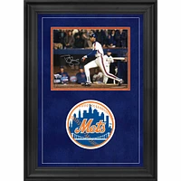Darryl Strawberry New York Mets Deluxe Framed Autographed 8" x 10" 1986 World Series Hitting Photograph