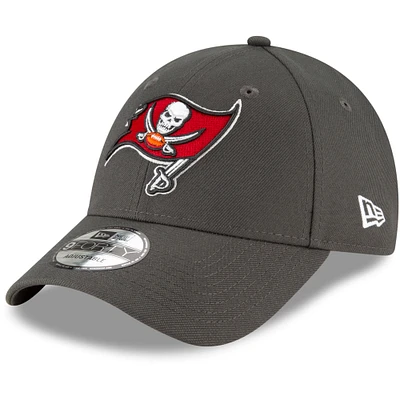 Men's New Era Pewter Tampa Bay Buccaneers The League Logo 9FORTY Adjustable Hat