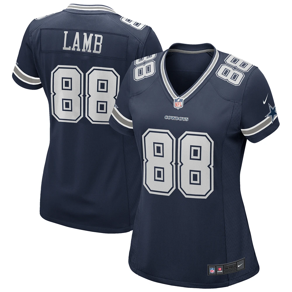 Women's Nike CeeDee Lamb Navy Dallas Cowboys Game Jersey