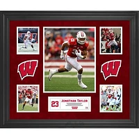 Jonathan Taylor Wisconsin Badgers Framed 23" x 27" 5-Photo Collage