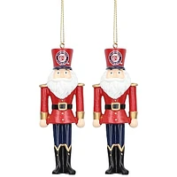 Washington Nationals 2-Pack Santa Nutcracker Ornament Set