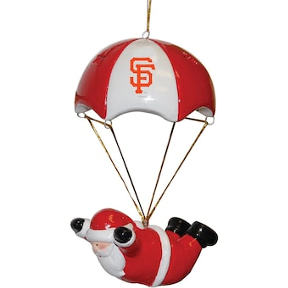 San Francisco Giants Skydiving Santa Ornament