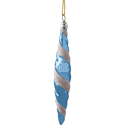 North Carolina Tar Heels 5'' Team Color Swirl Ornament