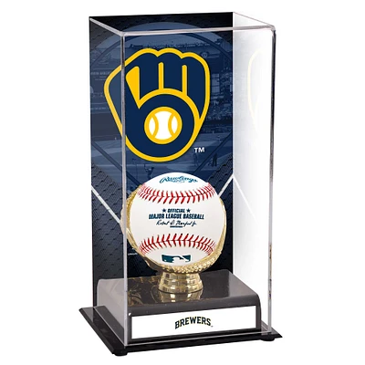 Milwaukee Brewers Sublimated Display Case with Image