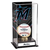 Miami Marlins Sublimated Display Case with Image