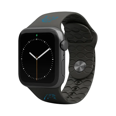 Groove Life Black Carolina Panthers 38-40mm Apple Watch Band