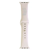 White Ohio State Buckeyes 38/40mm Apple Watch Band