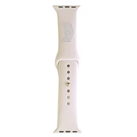 White Ohio State Buckeyes 38/40mm Apple Watch Band