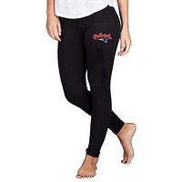 Women's Concepts Sport  Black New England Patriots Lightweight Fraction Lounge Leggings