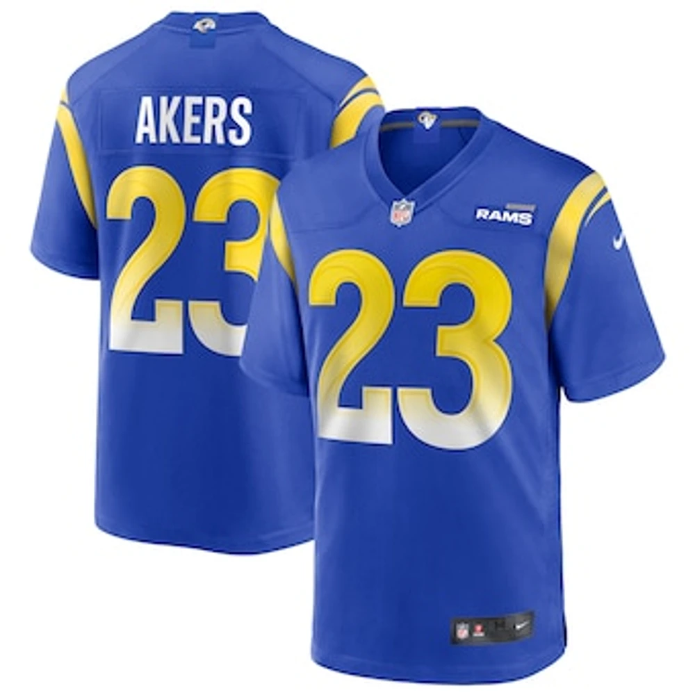 Men's Nike Cam Akers Royal Los Angeles Rams Game Player Jersey