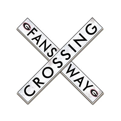 Georgia Bulldogs 48" Fans Way Crossing Sign