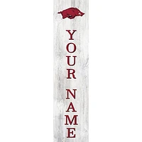 Arkansas Razorbacks 48" Personalized Welcome Leaner Sign