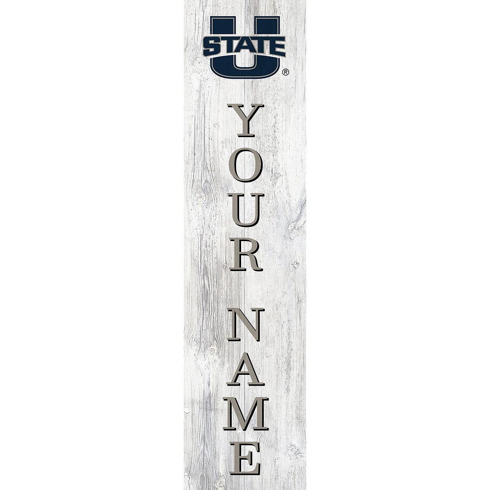 Utah State Aggies 48" Personalized Welcome Leaner Sign