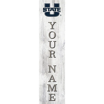 Utah State Aggies 48" Personalized Welcome Leaner Sign
