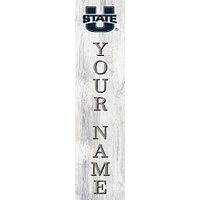 Utah State Aggies 48" Personalized Welcome Leaner Sign