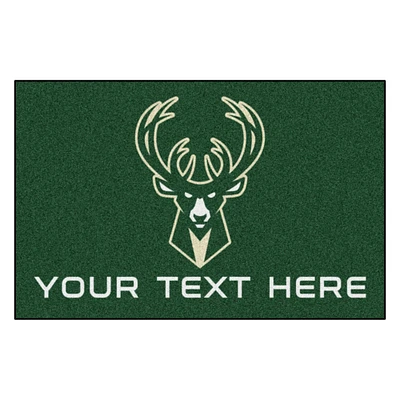 Milwaukee Bucks 19'' x 30'' Personalized Accent Rug