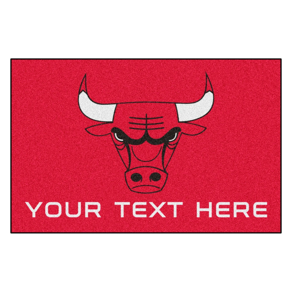 Chicago Bulls 19'' x 30'' Personalized Accent Rug