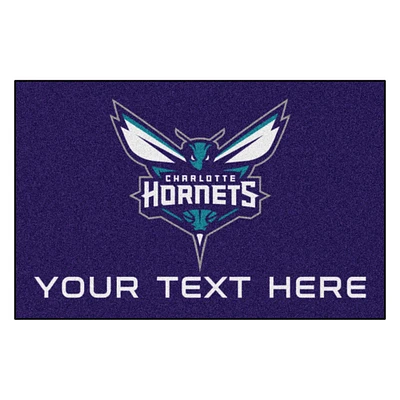 Charlotte Hornets 19'' x 30'' Personalized Accent Rug