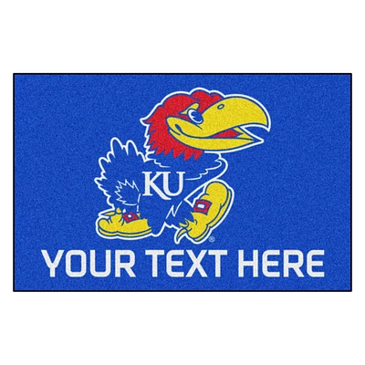 Kansas Jayhawks 19'' x 30'' Personalized Accent Rug