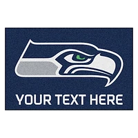 Seattle Seahawks 19'' x 30'' Personalized Accent Rug