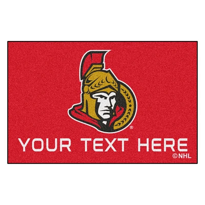 Ottawa Senators 19'' x 30'' Personalized Accent Rug