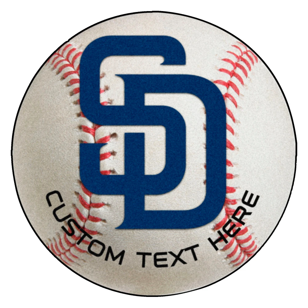 San Diego Padres 27'' Personalized Baseball Mat