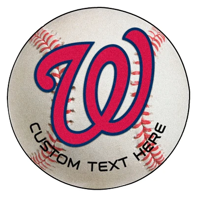 Washington Nationals 27'' Personalized Baseball Mat