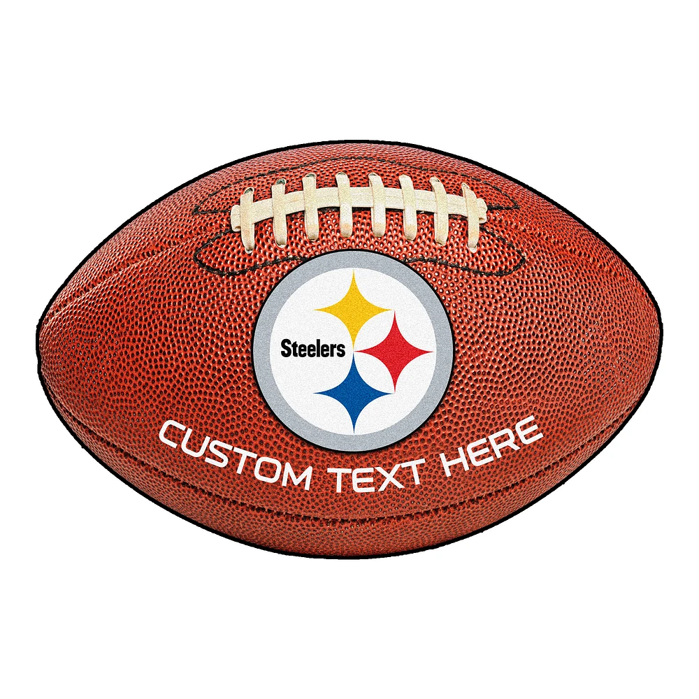 Pittsburgh Steelers 22'' x 35'' Personalized Football Mat