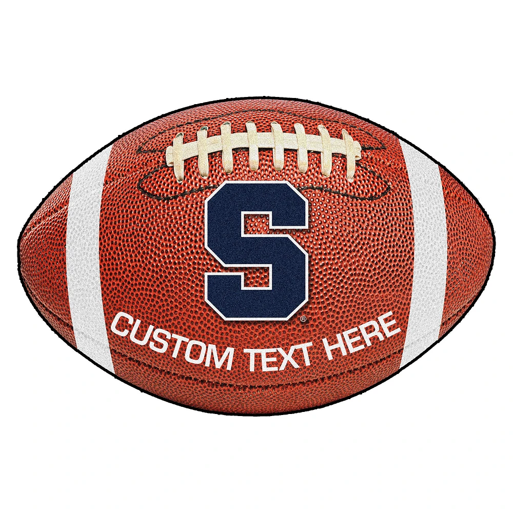 Syracuse Orange 22'' x 35'' Personalized Football Mat
