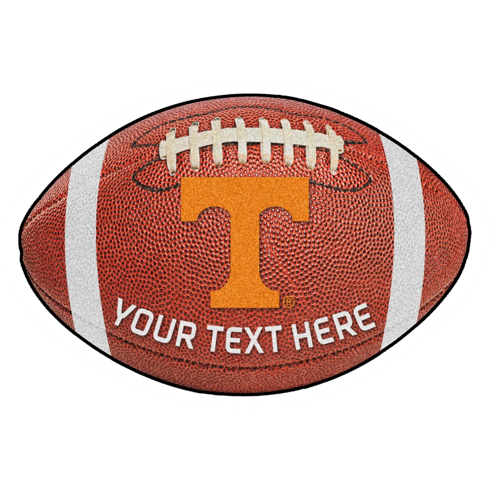 Tennessee Volunteers 22'' x 35'' Personalized Football Mat