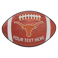 Texas Longhorns 22'' x 35'' Personalized Football Mat
