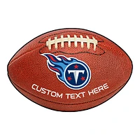 Tennessee Titans 22'' x 35'' Personalized Football Mat