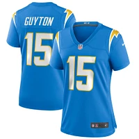 Women's Nike Jalen Guyton Powder Blue Los Angeles Chargers Game Player Jersey