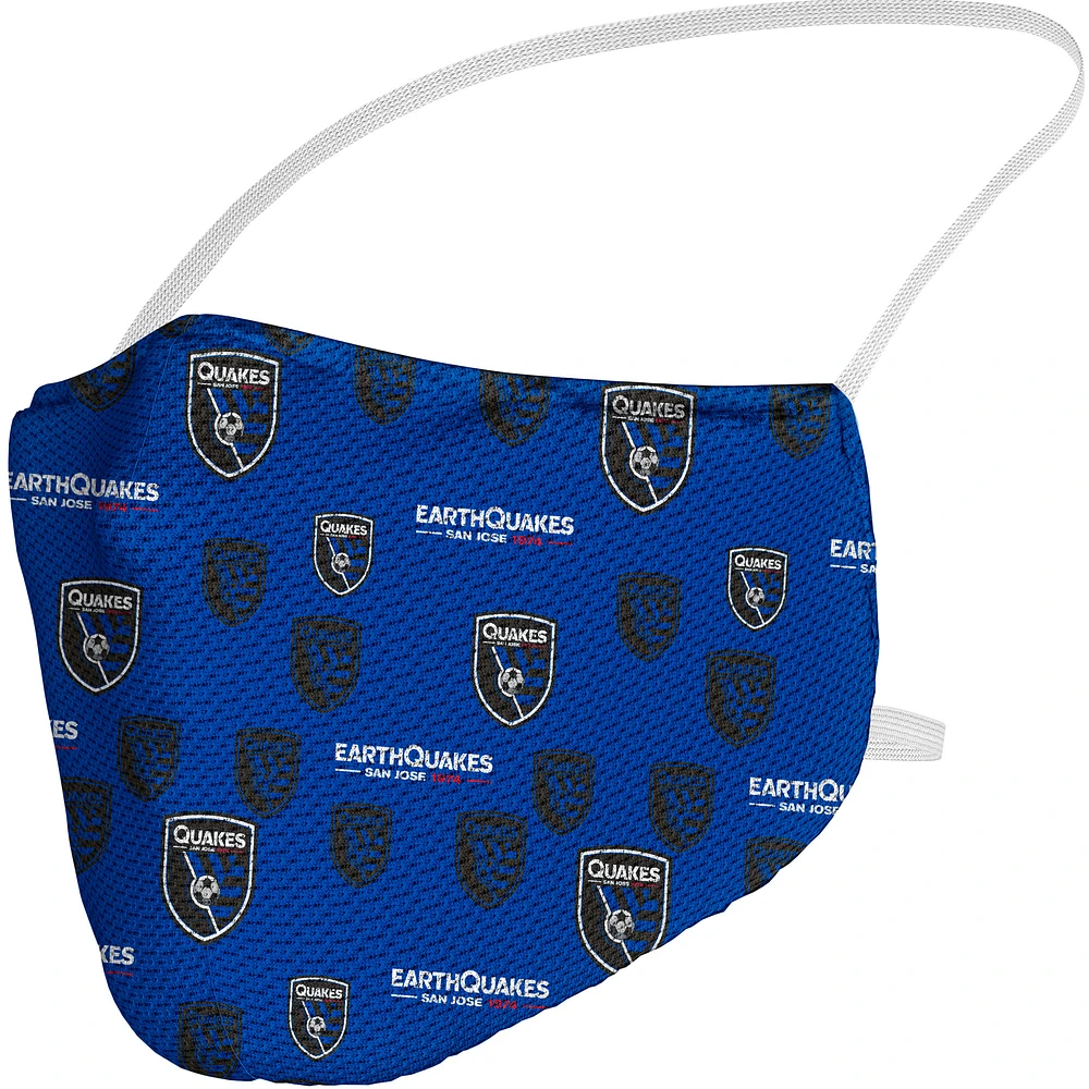 Adult Fanatics San Jose Earthquakes All Over Logo Face Covering