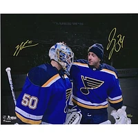 Jordan Binnington & Jake Allen St. Louis Blues Autographed 16" x 20" Spotlight Photograph - Limited Edition of 50