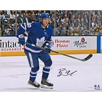 Rasmus Sandin Toronto Maple Leafs Autographed 16" x 20" Blue Jersey Skating Photograph