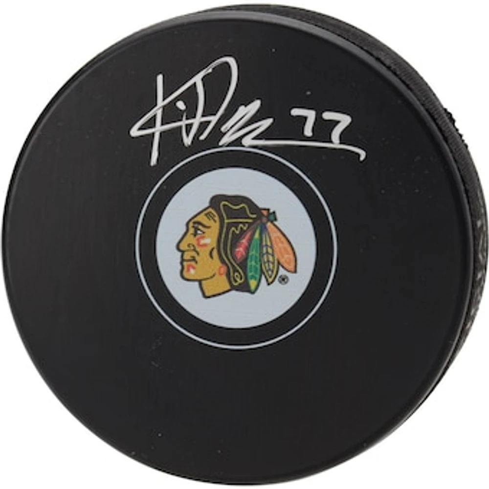 Kirby Dach Chicago Blackhawks Autographed Hockey Puck