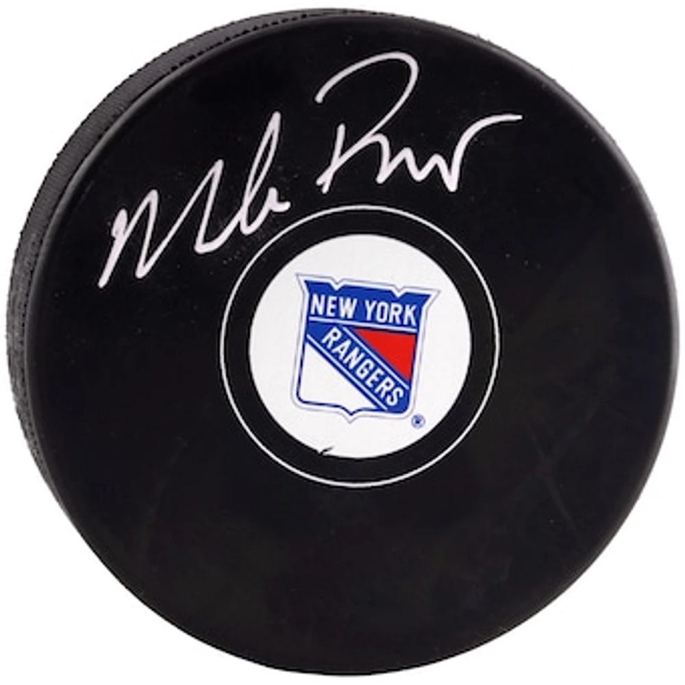 Mike Richter New York Rangers Autographed Hockey Puck