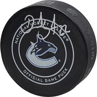 Daniel Sedin Vancouver Canucks Autographed Official Game Puck