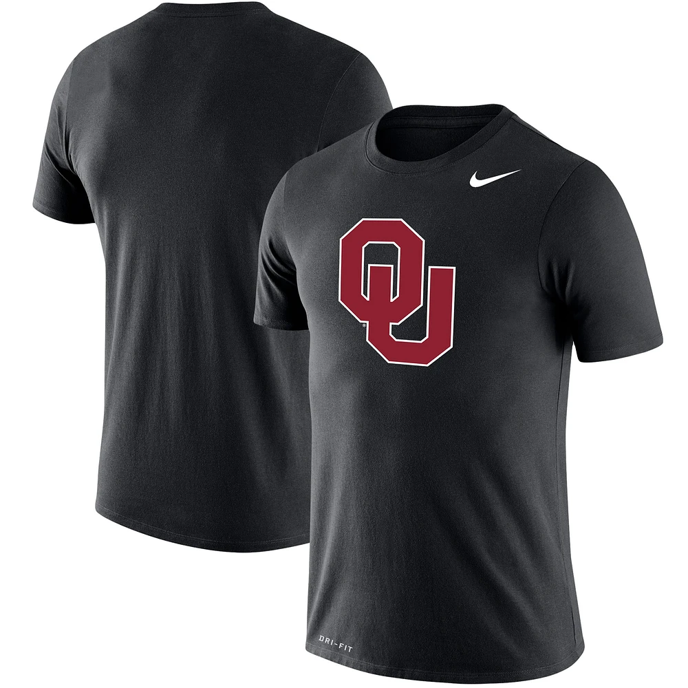 Men's Nike Black Oklahoma Sooners Big & Tall Legend Primary Logo Performance T-Shirt