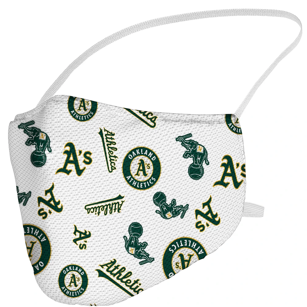 Adult Fanatics Oakland Athletics All Over Logo Face Covering