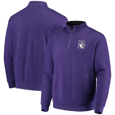 Men's Colosseum Purple Northwestern Wildcats Tortugas Logo Quarter-Zip Jacket