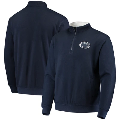 Men's Colosseum Navy Penn State Nittany Lions Tortugas Logo Quarter-Zip Jacket