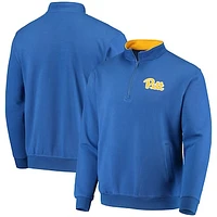 Men's Colosseum Royal Pitt Panthers Tortugas Logo Quarter-Zip Jacket