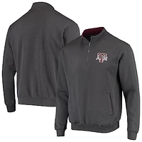 Men's Colosseum Charcoal Texas A&M Aggies Tortugas Logo Quarter-Zip Jacket